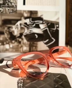 Alternative view of K2119 - Lunettes Loupes de Lecture - bicolore nude / cristal brillant